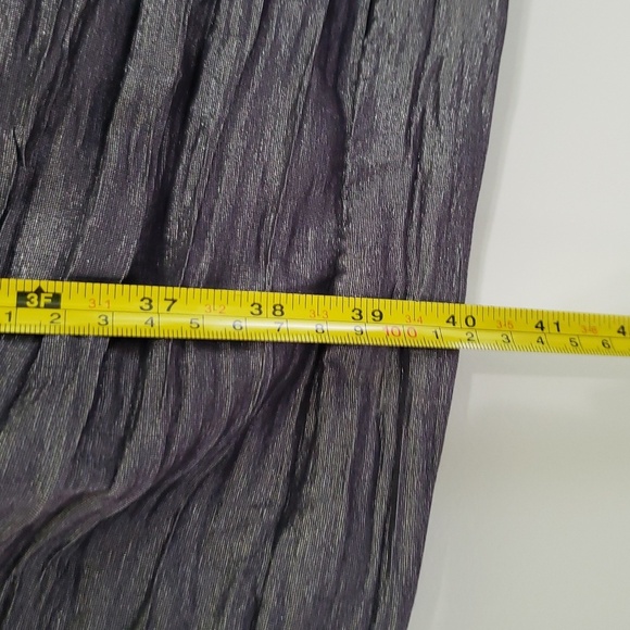 Suzi Chin For Maggie Boutique Sleeveless Mini Dress 8 White Gray Ruched Stretch - Picture 10 of 14